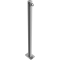 Barrier posts | Steel tube  60 x 2,5 mm | stationary | to be fixed by plugs | hot-dip galvanized | with 1 eyelet